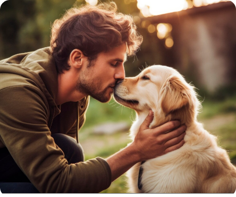 تقبيل الحيوانات الأليفة